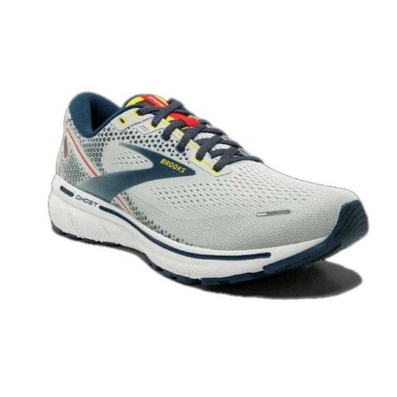 Brooks Ghost 14 Men’s Running Shoes Size 13 Gray Navy Cushion - Picture 1 of 7